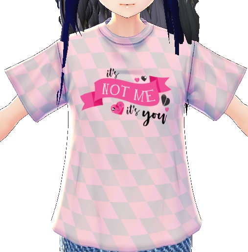 It's Not ME, it's YOU 3 piece VROID textures