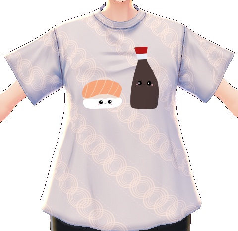 Kawaii Sushi and Soy 3 piece VROID textures