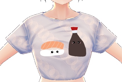 Kawaii Sushi and Soy 3 piece VROID textures