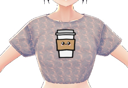Kawaii Coffee 3 piece VROID textures