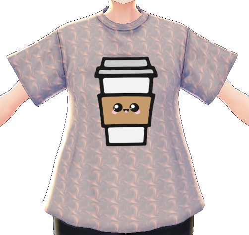 Kawaii Coffee 3 piece VROID textures
