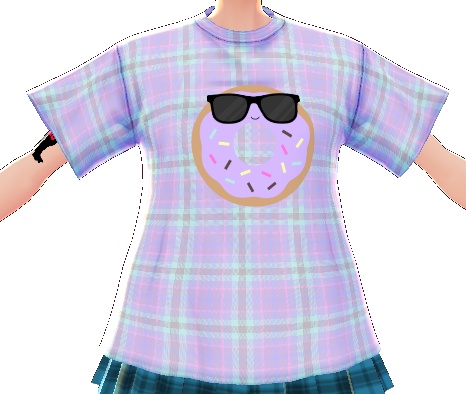 Kawaii Cool Donut 3 piece VROID textures