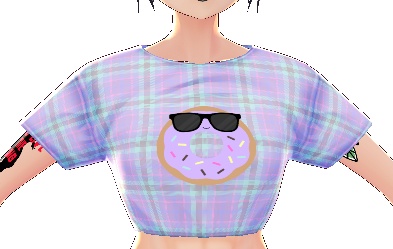 Kawaii Cool Donut 3 piece VROID textures