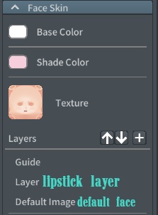 10 piece set LIPSTICK COLORS! VROID textures