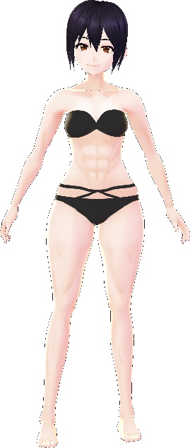 Pale Skin Muscles Body & Face VROID textures