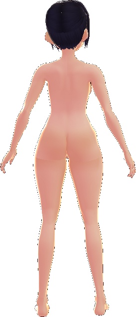 Tan Skin Muscles Body & Face VROID textures