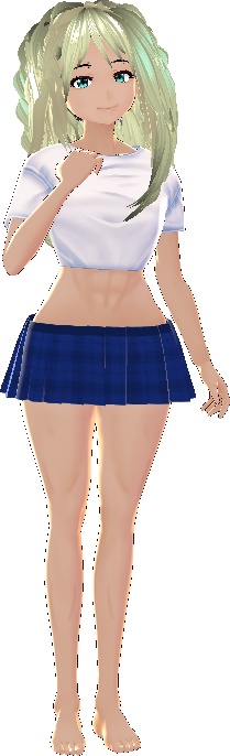 10 COLORS Plaid Skirt Bundle VROID textures