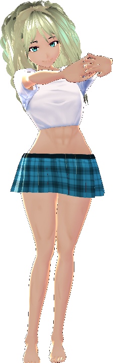 10 COLORS Plaid Skirt Bundle VROID textures