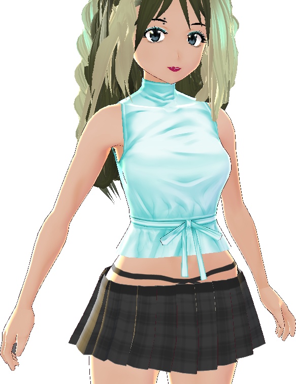 FREE Sleeveless Blouse VROID textures