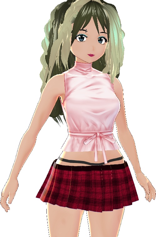 FREE Sleeveless Blouse VROID textures