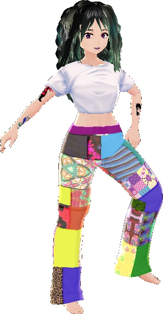 Patchwork Pants from Stream Feb 22, 2021