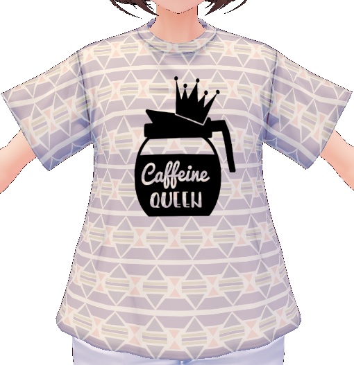 Caffeine Queen 3 piece VROID textures