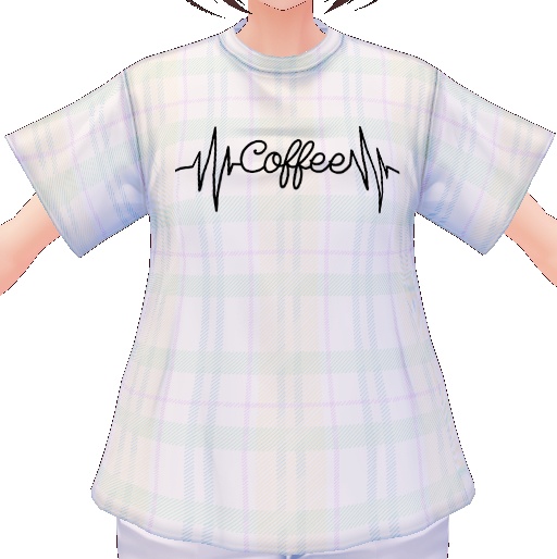 Coffee Heartbeat 3 piece VROID textures