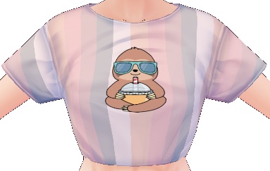 Kawaii Sloth with Slushi 3 piece VROID textures