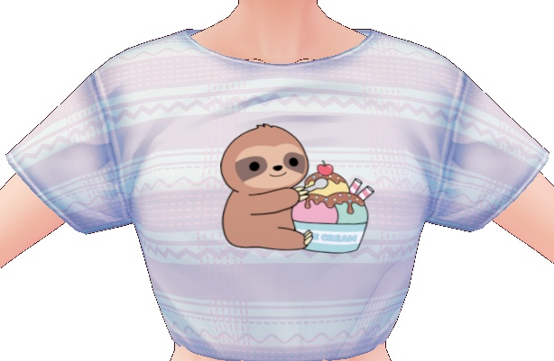 Kawaii Sloth Triple Treat 3 piece VROID textures