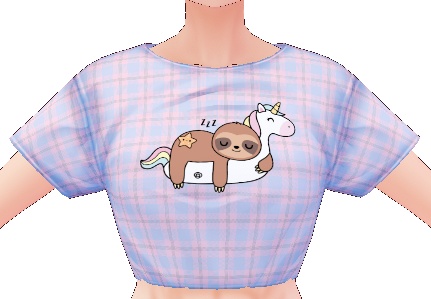 Kawaii Sloth Unicorn Sleeper 3 piece VROID textures