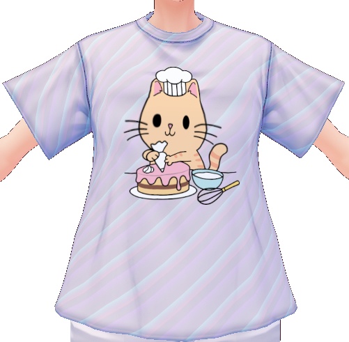 Kawaii Cat Baker 3 piece VROID textures