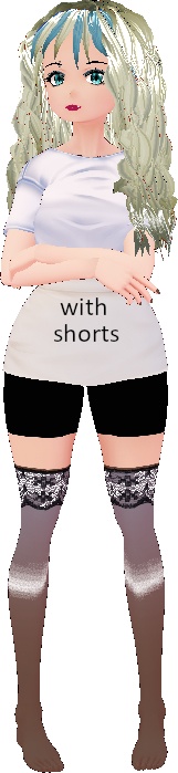 mini skirts & undershorts VROID textures