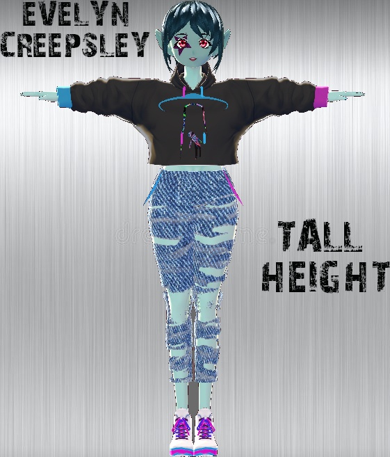 Evelyn Creepsley VROID model