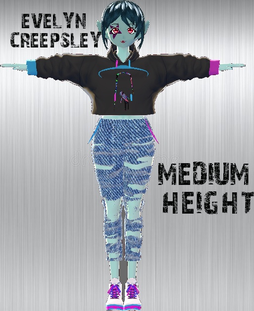 Evelyn Creepsley VROID model