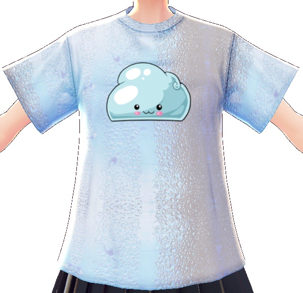 Kawaii Cloud 3 piece VROID textures