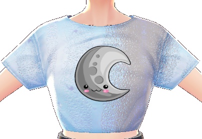 Kawaii Moon 3 piece VROID textures