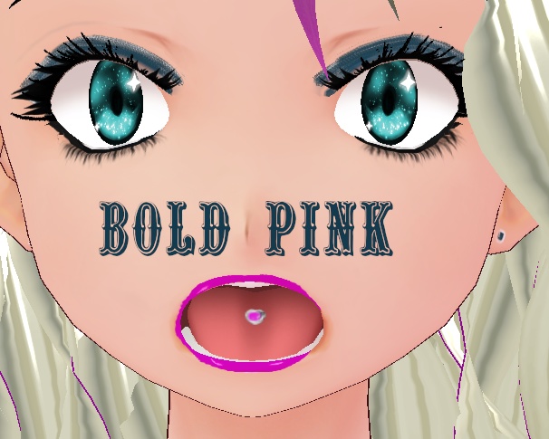 10 color Tongue Stud Set VROID textures