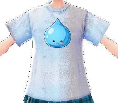 Kawaii Raindrop 3 piece VROID textures