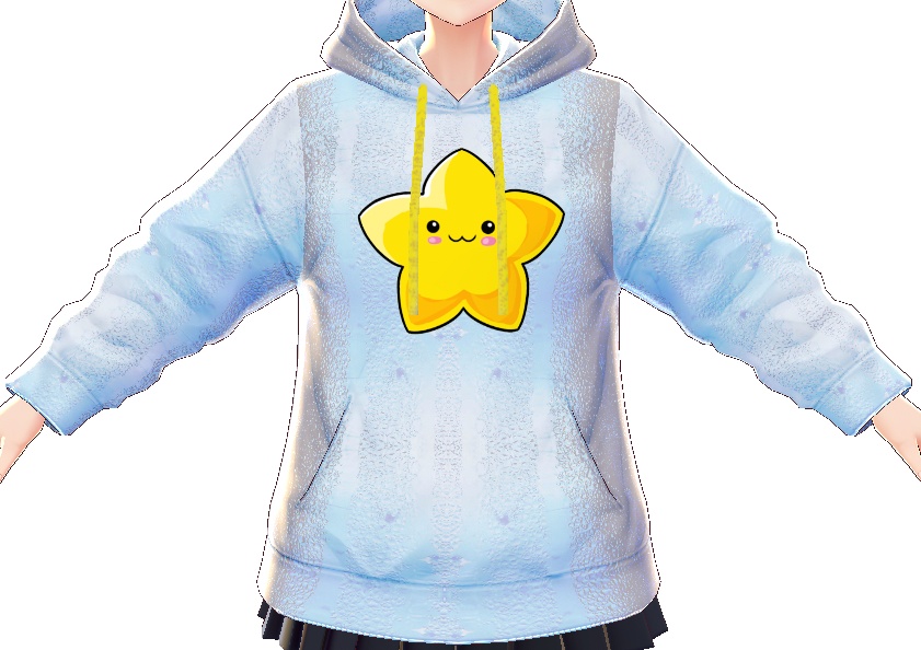 Kawaii Star 3 piece VROID textures