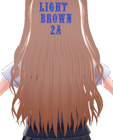 Natural Hair Colors VROID hair textures