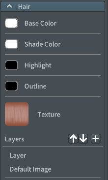 Natural Hair Colors VROID hair textures