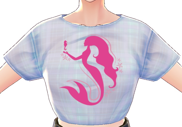 Mermaid Set #3 5 piece Silhouette Bundle VROID textures