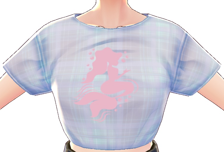 Mermaid Set #3 5 piece Silhouette Bundle VROID textures