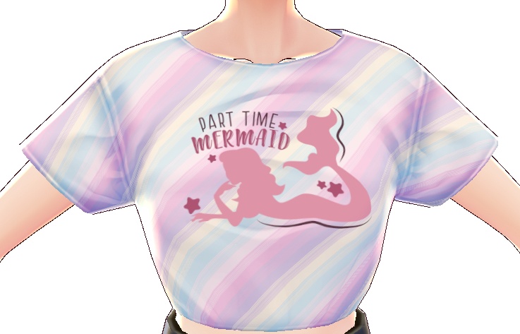 Mermaid Set #5 5 piece Bundle VROID textures