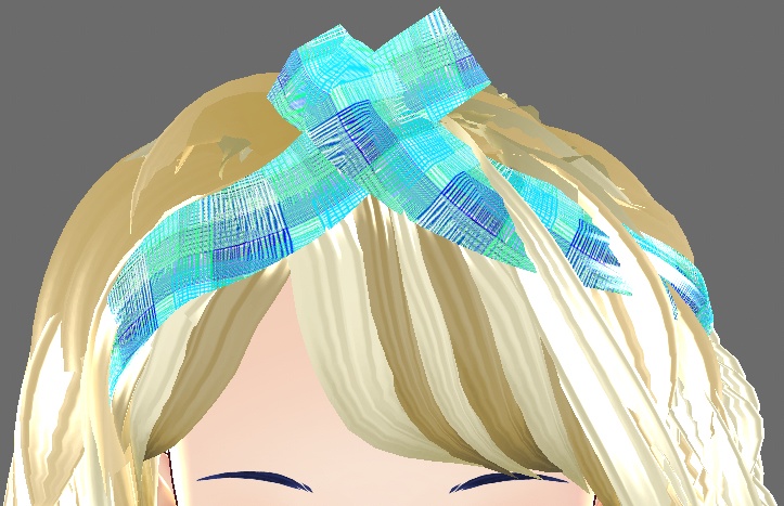 Decorative Hair Materials VROID textures