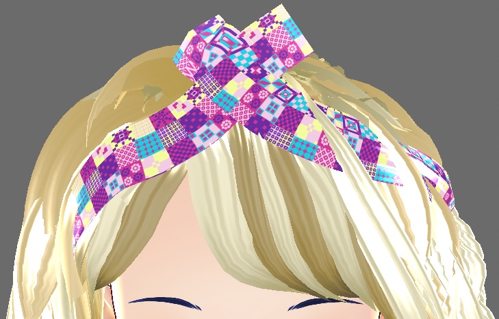 Decorative Hair Materials VROID textures