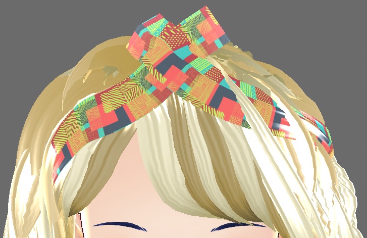 Decorative Hair Materials VROID textures