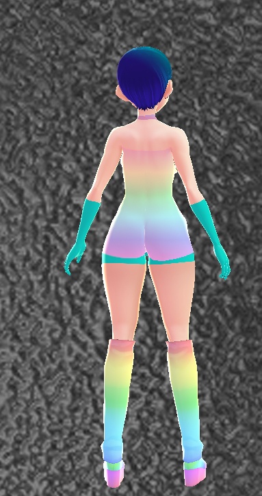 *IMPROVED* Rainbow Dancer 8 piece set VROID textures