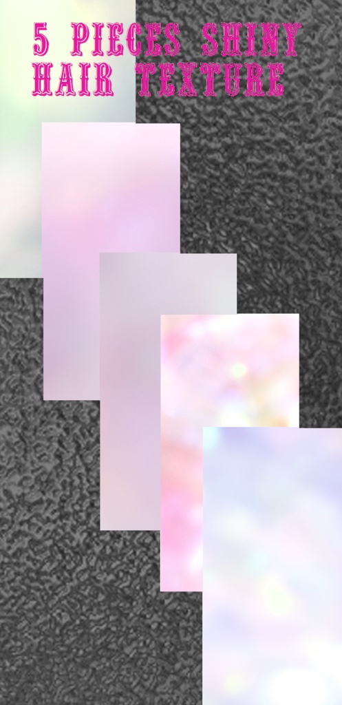 Shiny Hair VROID Textures *HAIR NOT INCLUDED*