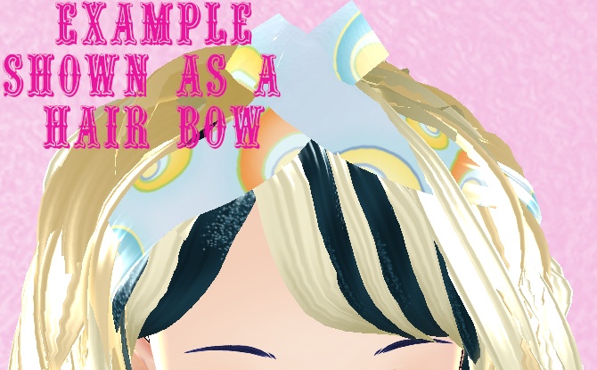 Decorative Hair Materials VROID textures