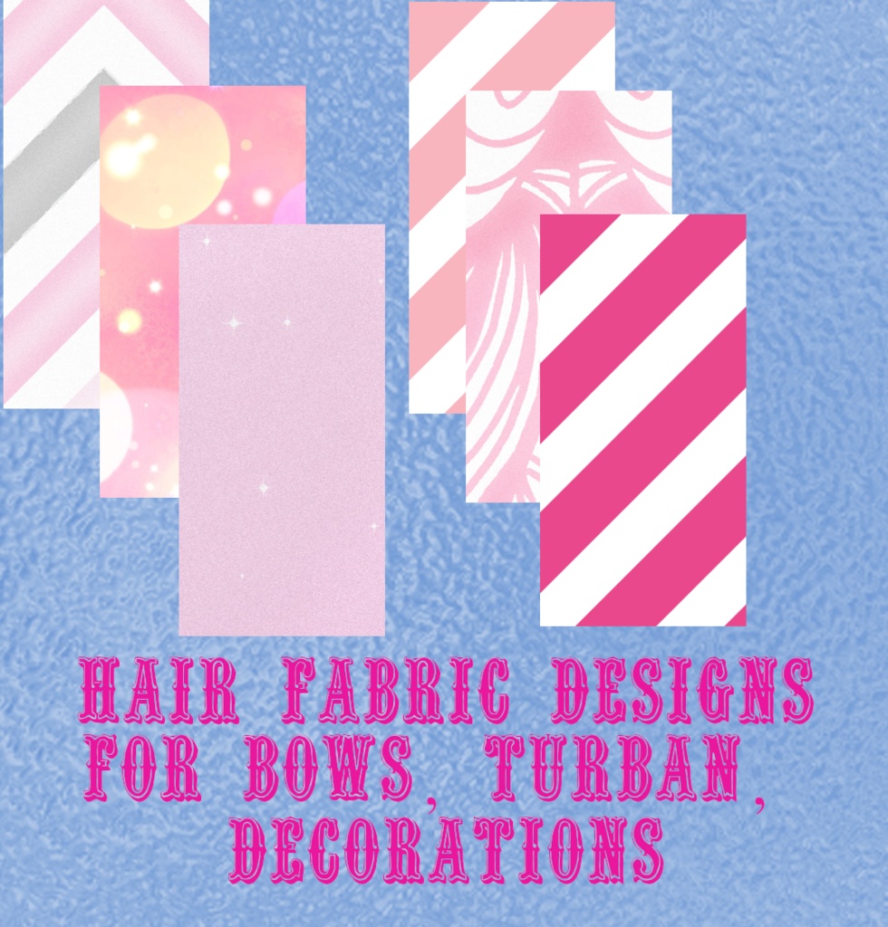 Decorative Hair Materials VROID textures