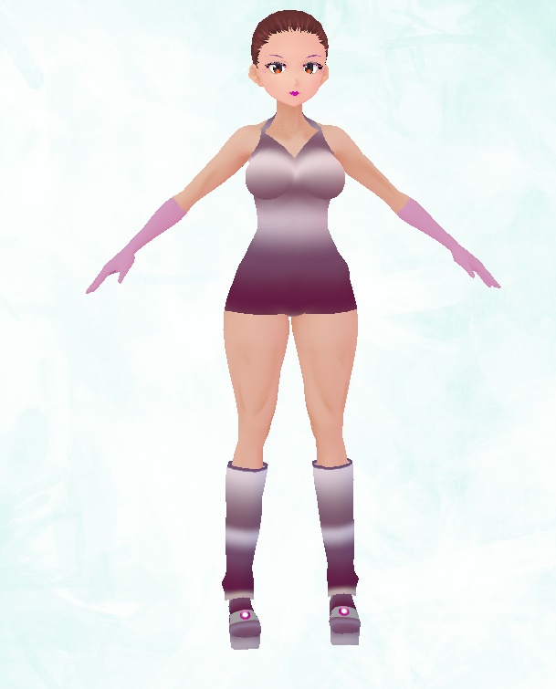 Pink Dancer 7 piece set VROID textures