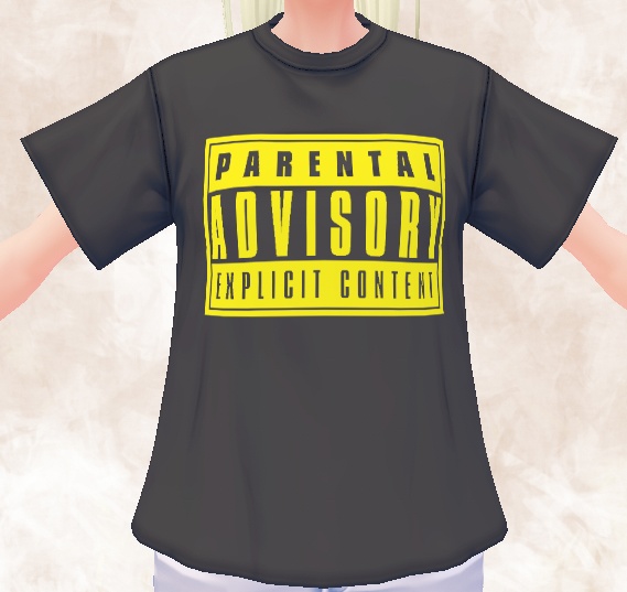 Parental Advisory Sets - Black with 5 Color Choices