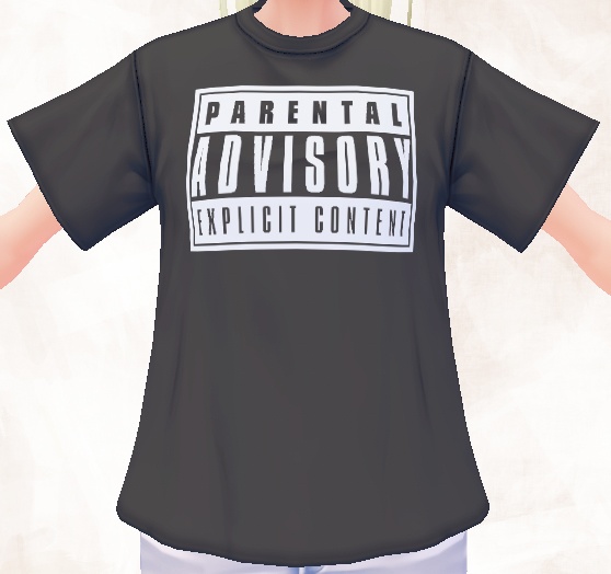 Parental Advisory Sets - Black with 5 Color Choices