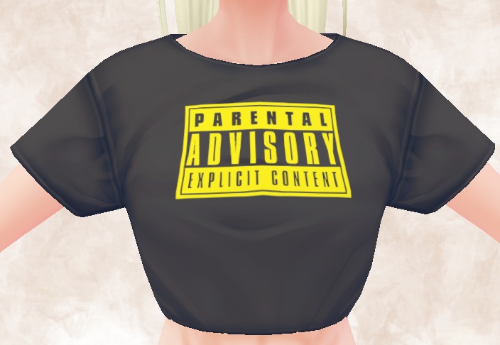 Parental Advisory Sets - Black with 5 Color Choices