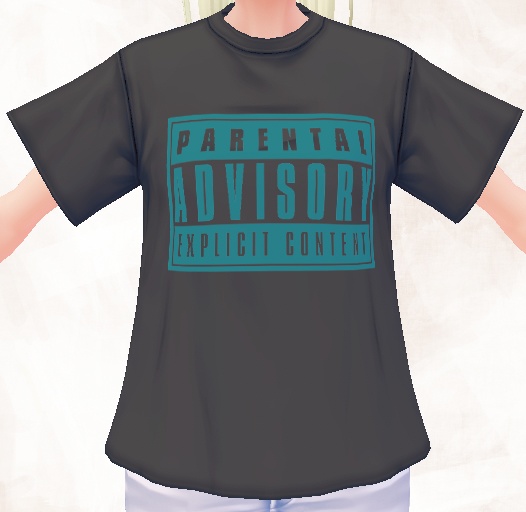 Parental Advisory Sets - Black with 5 Color Choices