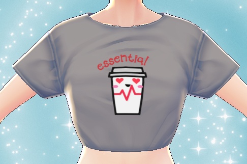 Mini Tshirt VROID 3 piece textures