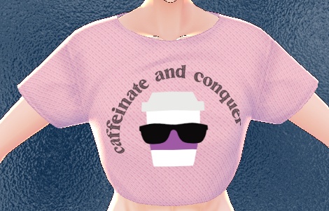 3 piece Caffeinate and Conquer VROID textures ORIGINAL DESIGN