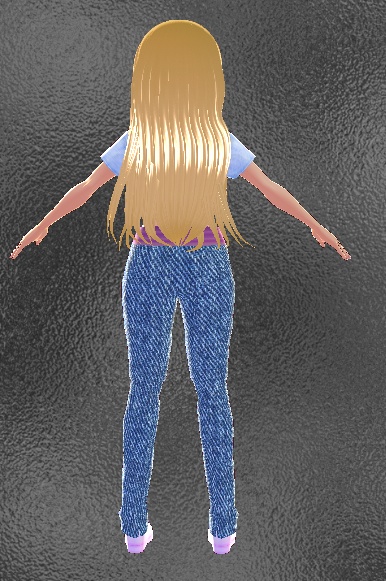 "Ameera" model VROID model .VRM