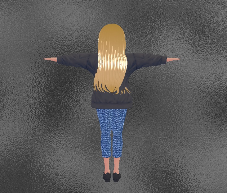 "Ameera" Biting Lips Variation VROID model .VRM File